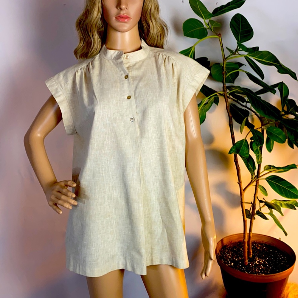 🔥1980’s Vintage 🔥Handmade Tunic Micro-dress/Maternity shirt size S-L
